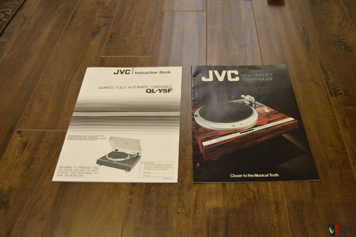 Jvc Ql Y5f Turntable With Shure V15 Type Iv Cartridge Photo 2167511