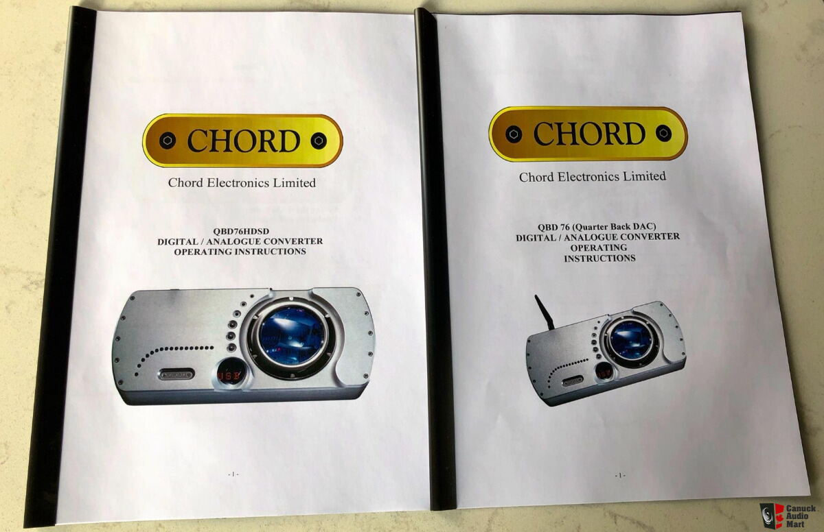 Chord QBD76 HDSD Hi-Res DAC with USB and DSD Photo #2182819 - US 