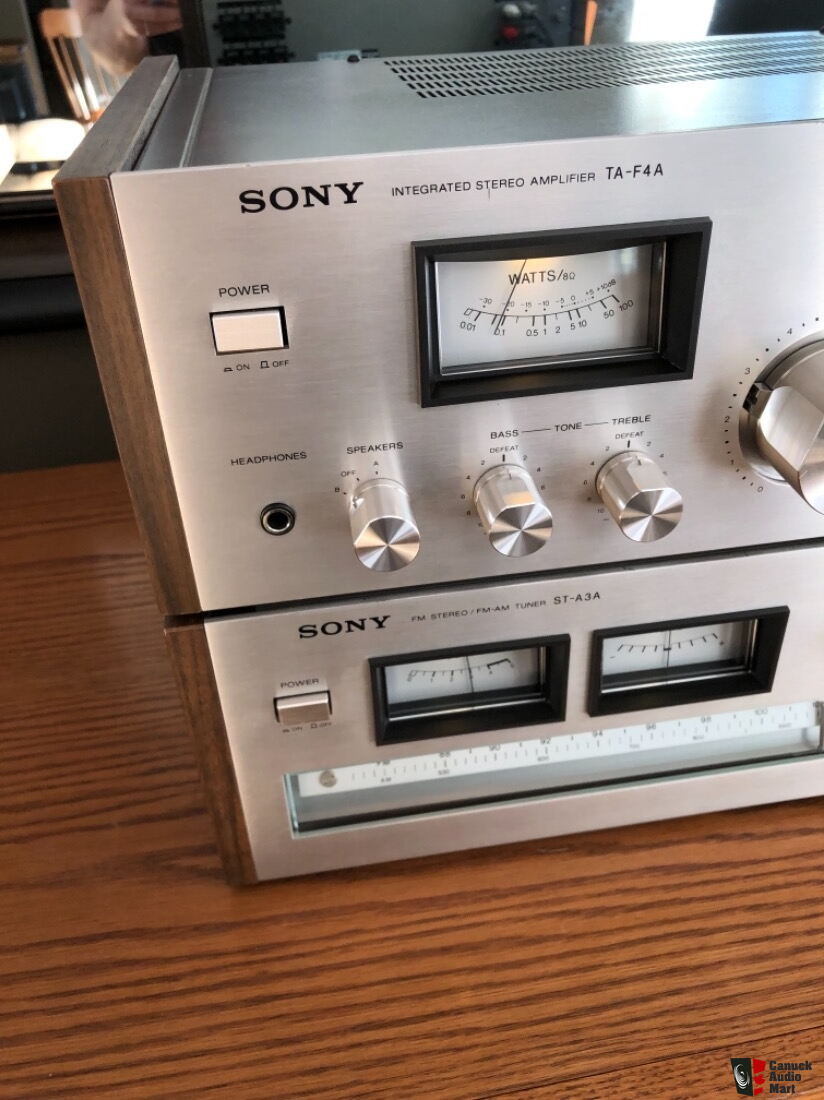 Sony Ta F A Integrated Amplifiers Large Vu Meters Wpc Japan Made Photo Uk