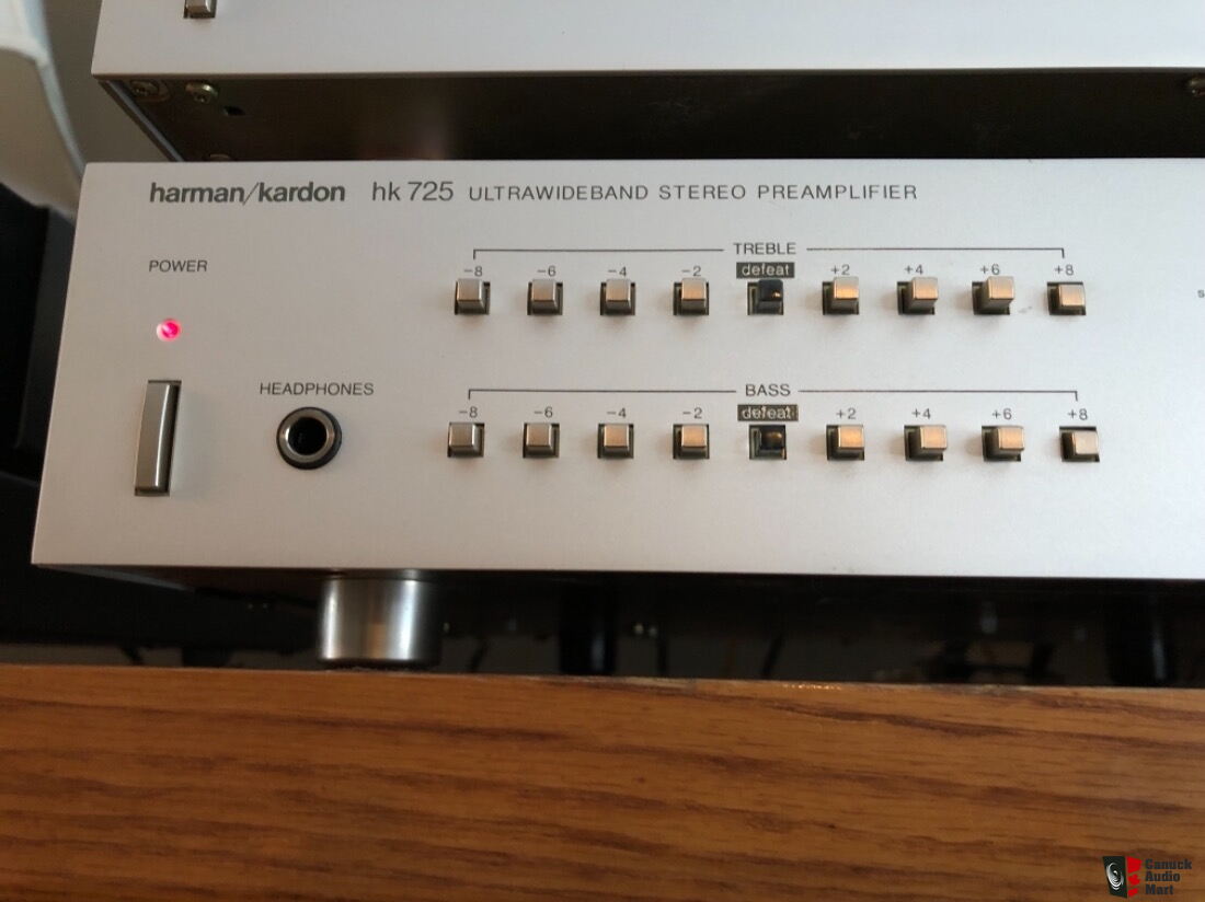Serviced 1982 HARMAN KARDON HK 725 Ultrawideband Preamplifier