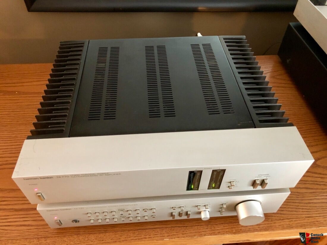 Serviced 1982 HARMAN KARDON HK 725 Ultrawideband Preamplifier