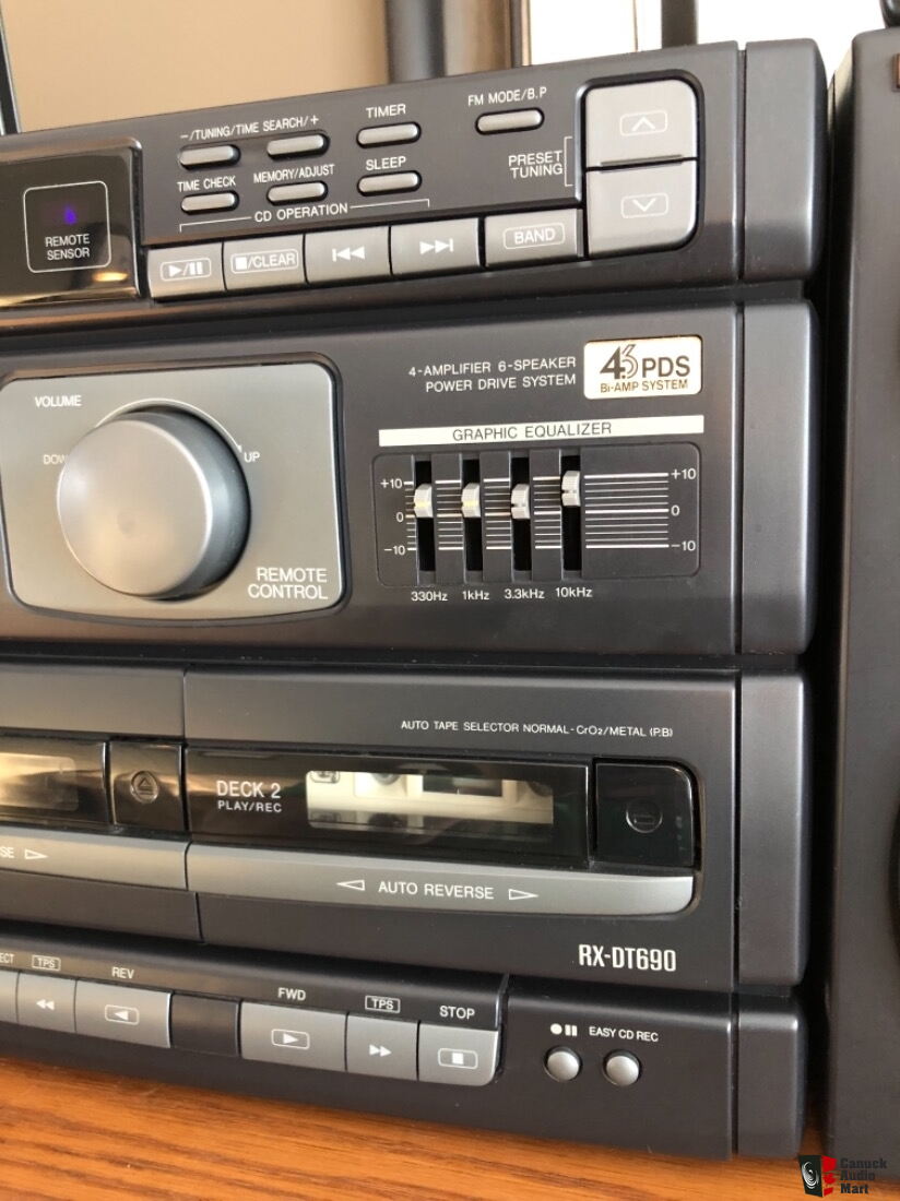1996 Panasonic RX-DT690 Large Power all in one portable system 1