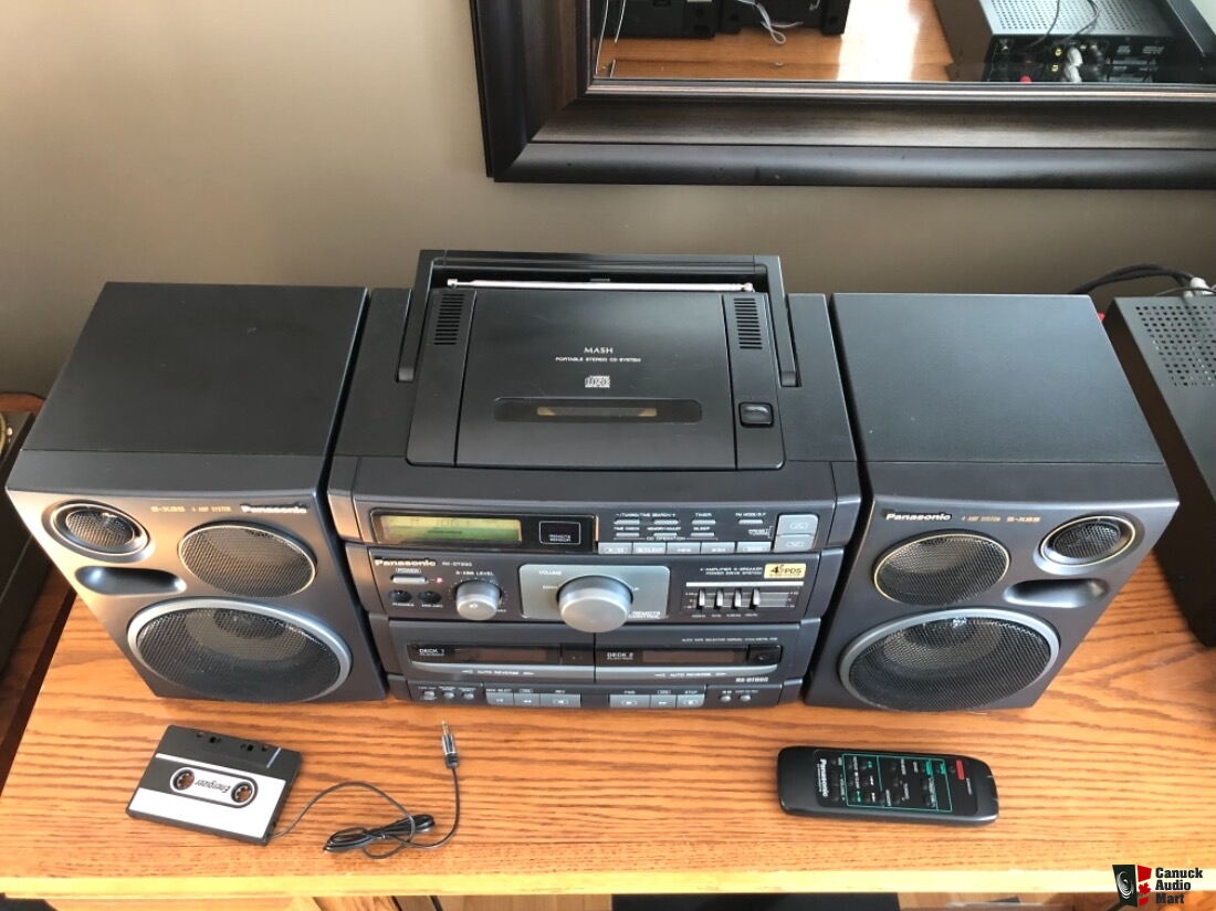 1996 Panasonic RX-DT690 Large Power all in one portable system 1 CD 2 ...