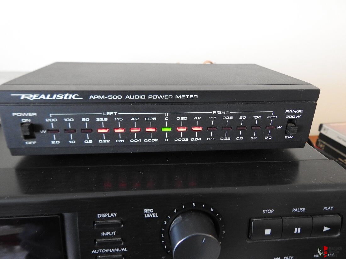 Realistic APM 500 Audio Power Meter 200W sold to Scott Photo