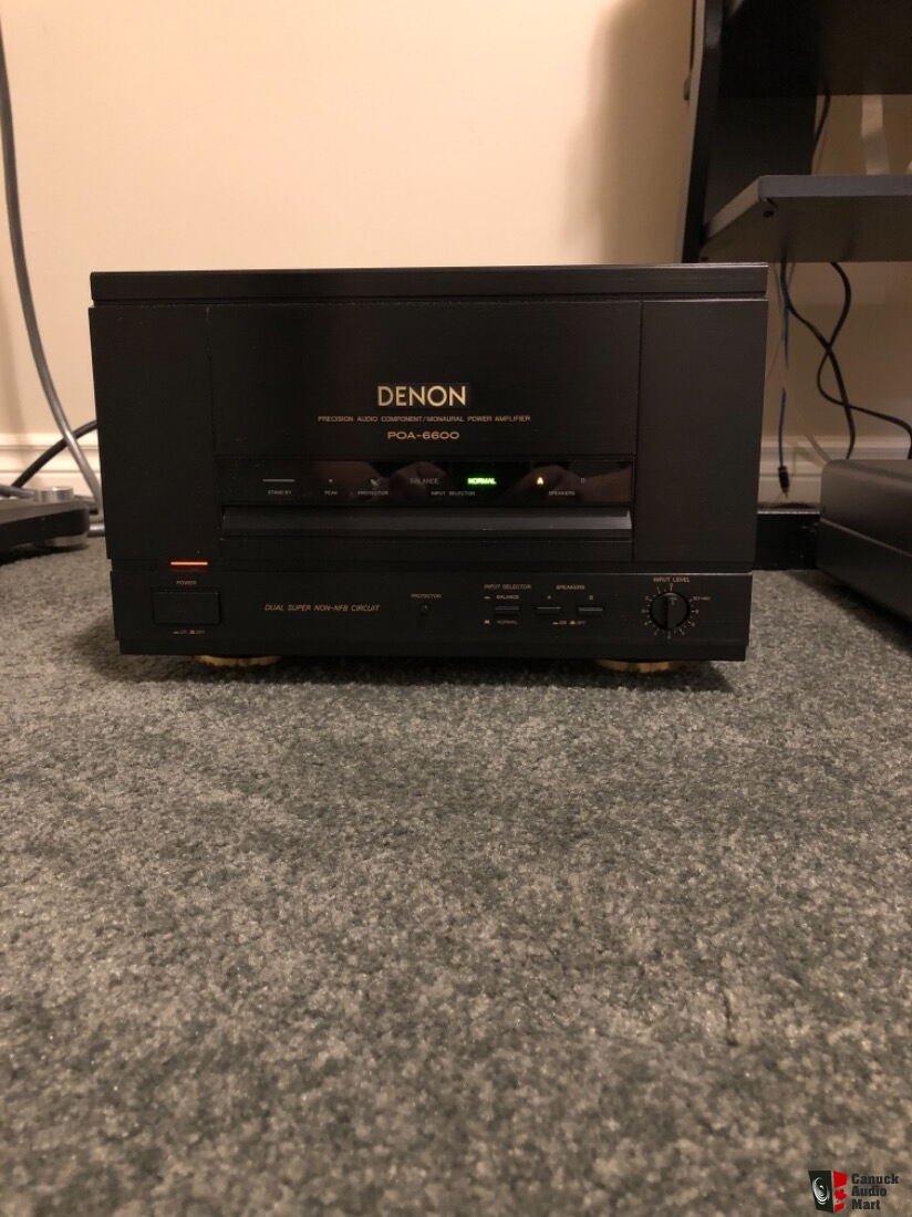 Panneau / Façade Avant Pour Ampli Denon POA-6600 - Pièce Détachée Occasion