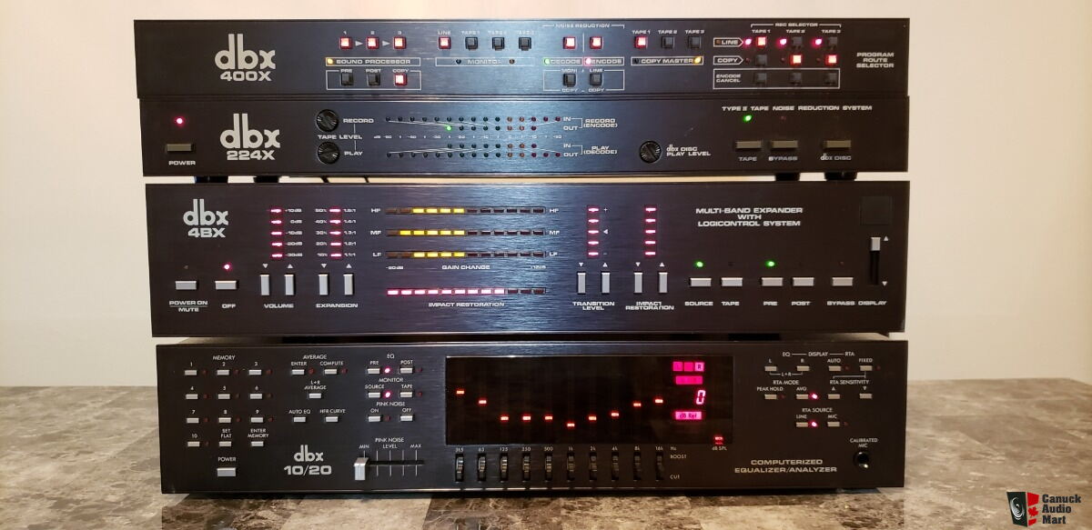 dbx 10/20 Computerized Equalizer Analyzer Excellent Condition