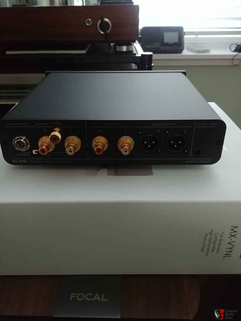 Musical Fidelity Mx Vynl Phono As New Photo Us Audio Mart