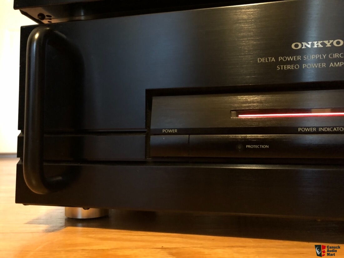 1988 Onkyo P3200 Pre Amp M-5000 Power Amplifier Japan Crafted