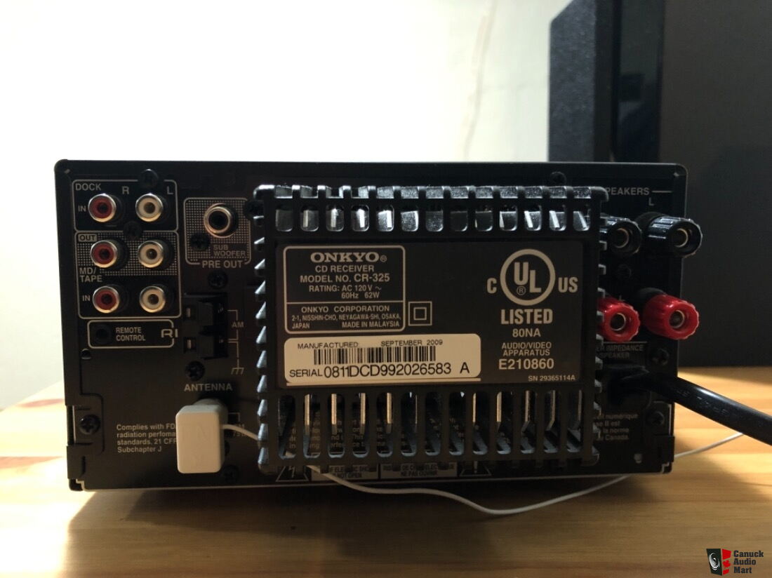 Onkyo cr-325 cd receiver music system Photo #2238900 - US Audio Mart