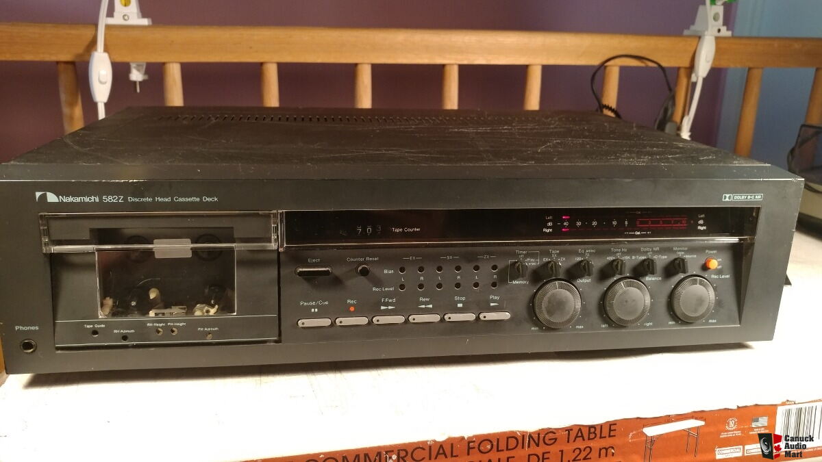 Nakamichi 582z Discrete Head Cassette Deck 3 Head 