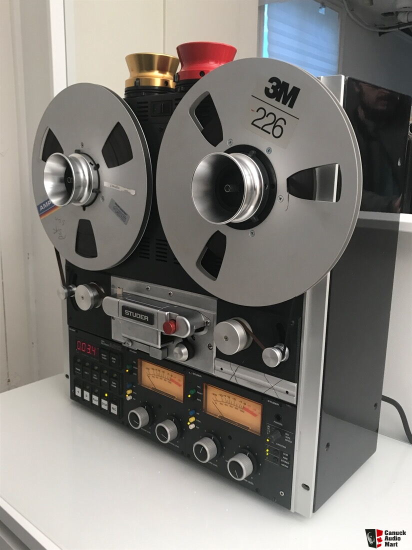 Studer A810 reel to reel recorder , 4 speed , butterfly heads
