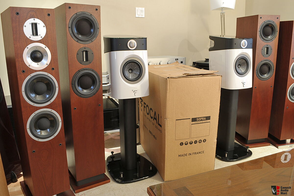 Focal Sopra N°1 Monitors in Carrara White Dealer Ad - UK Audio Mart