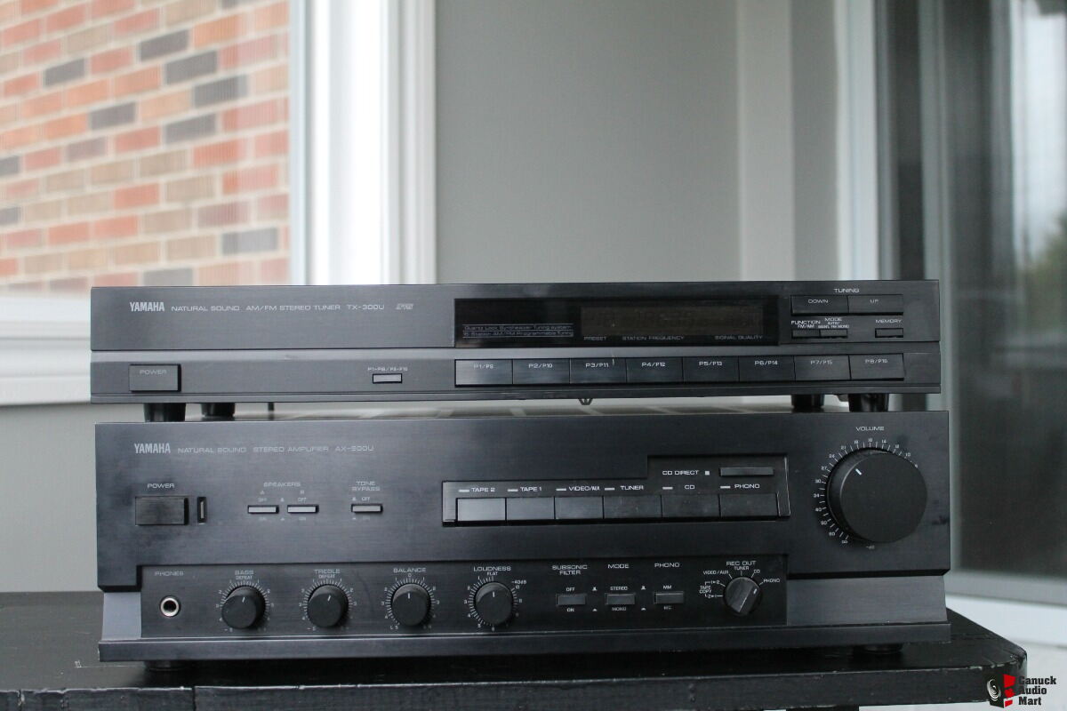 Yamaha AX500U Amp & Yamaha TX300U TUNER Photo 2290693 Canuck