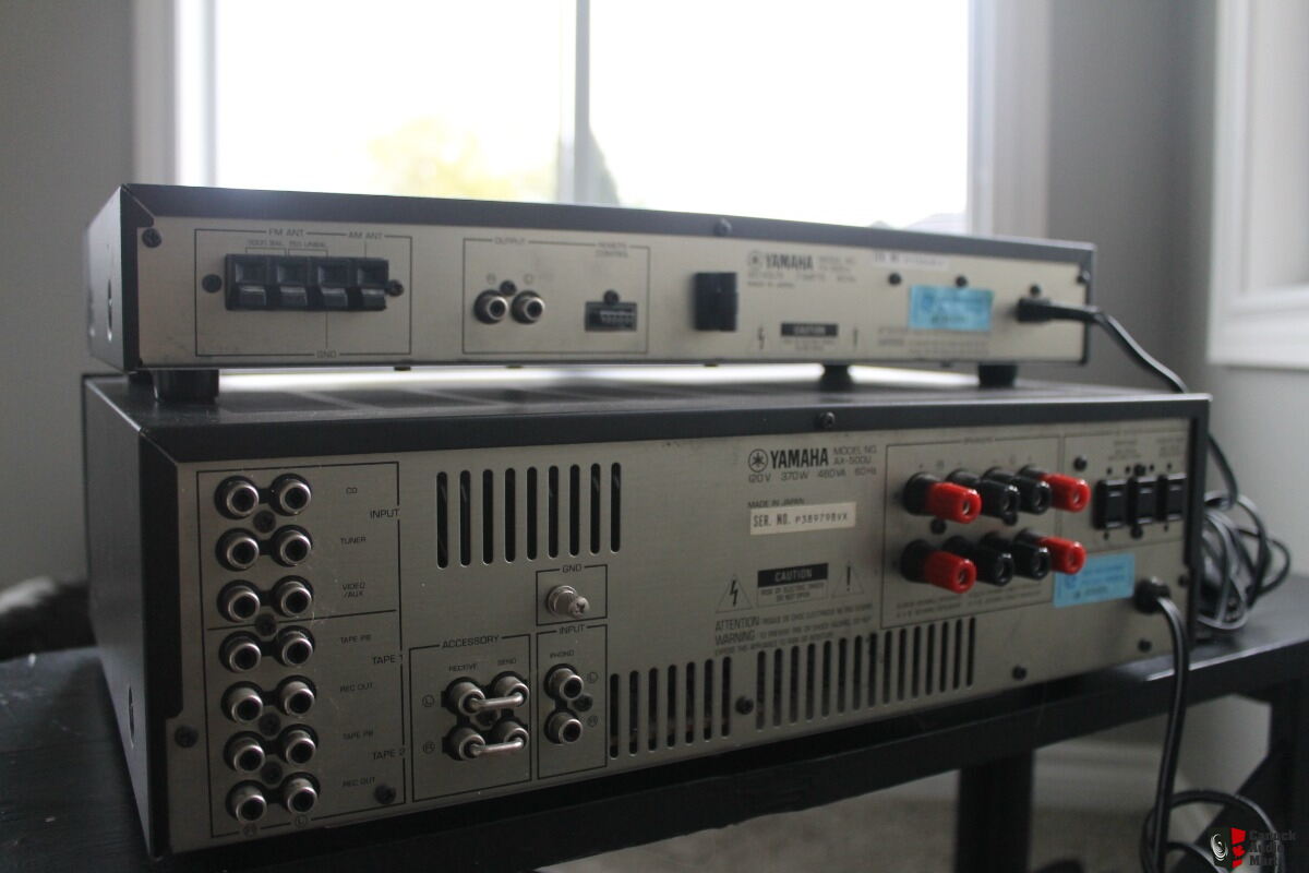 Yamaha AX500U Amp & Yamaha TX300U TUNER Photo 2290693 Canuck