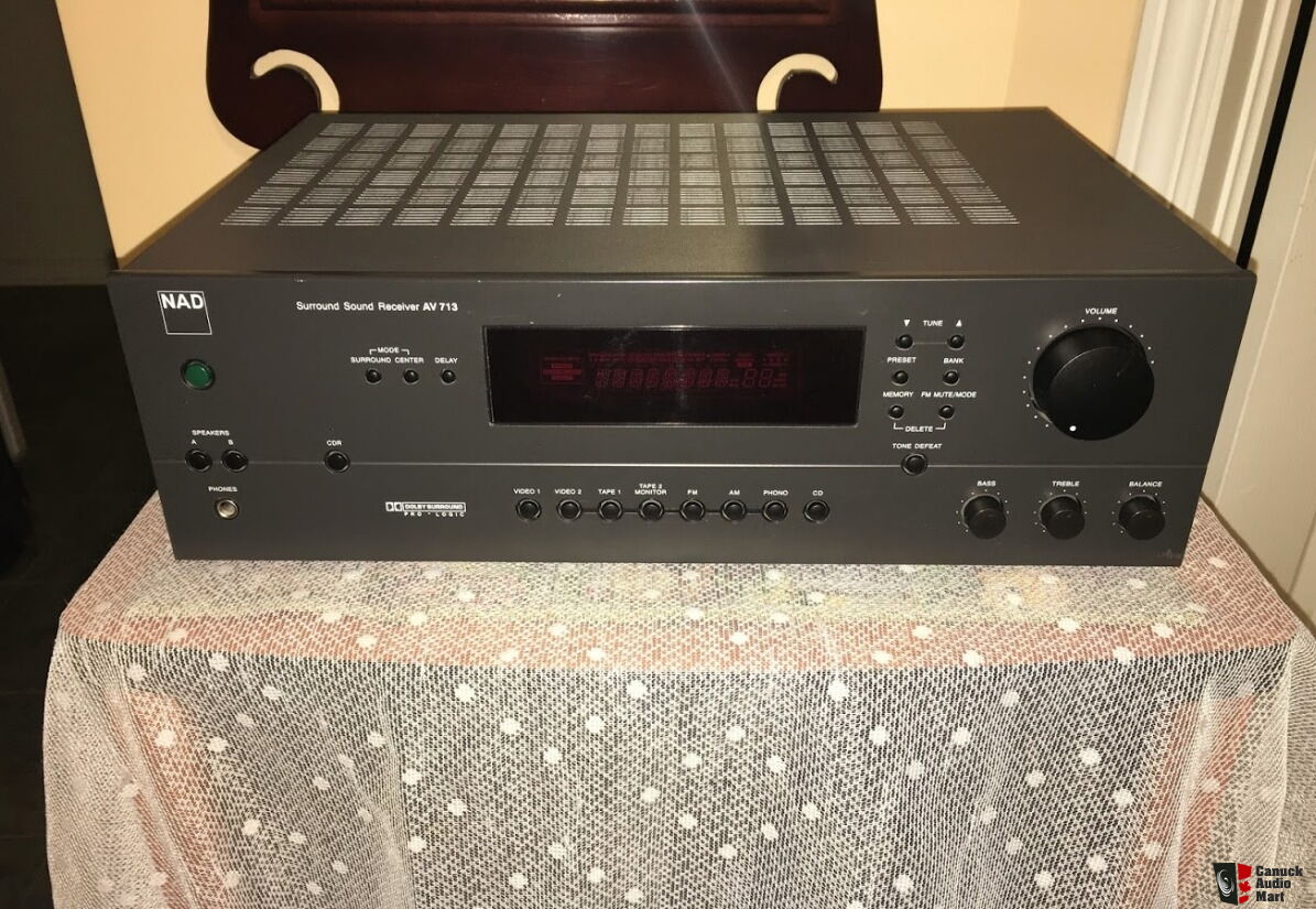 High Quality NAD 50 WPC AVR w/ Phono AV 713 *Reduced Dealer Ad