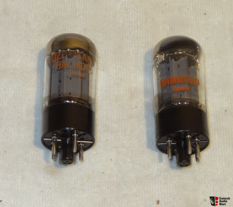 2 Mullard Hammond 5AR4 GZ34 tubes Made in Britain For Sale - Canuck ...