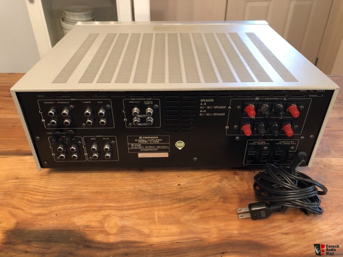 1 X RARE Pioneer A-006 CLASS A Amplifier PERFECT WORKING, 120V