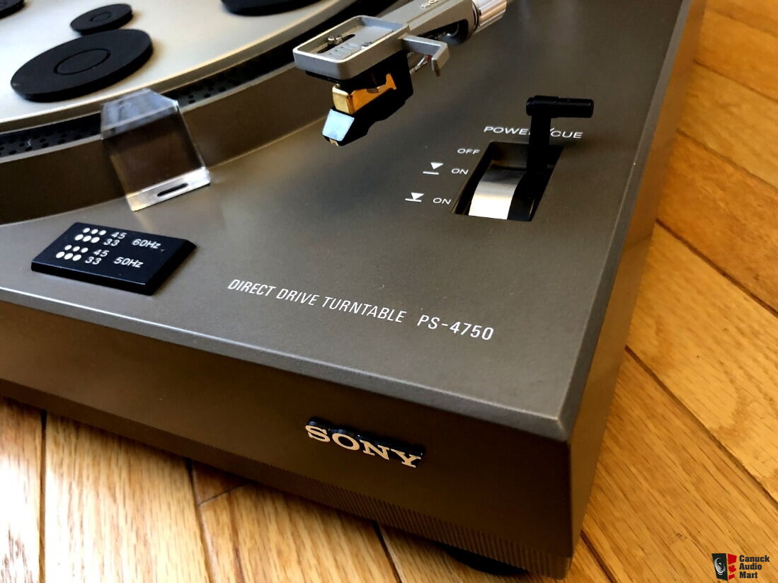Sony Ps 4750 Direct Drive Turntable In Excellent Condition Photo 2350044 Us Audio Mart