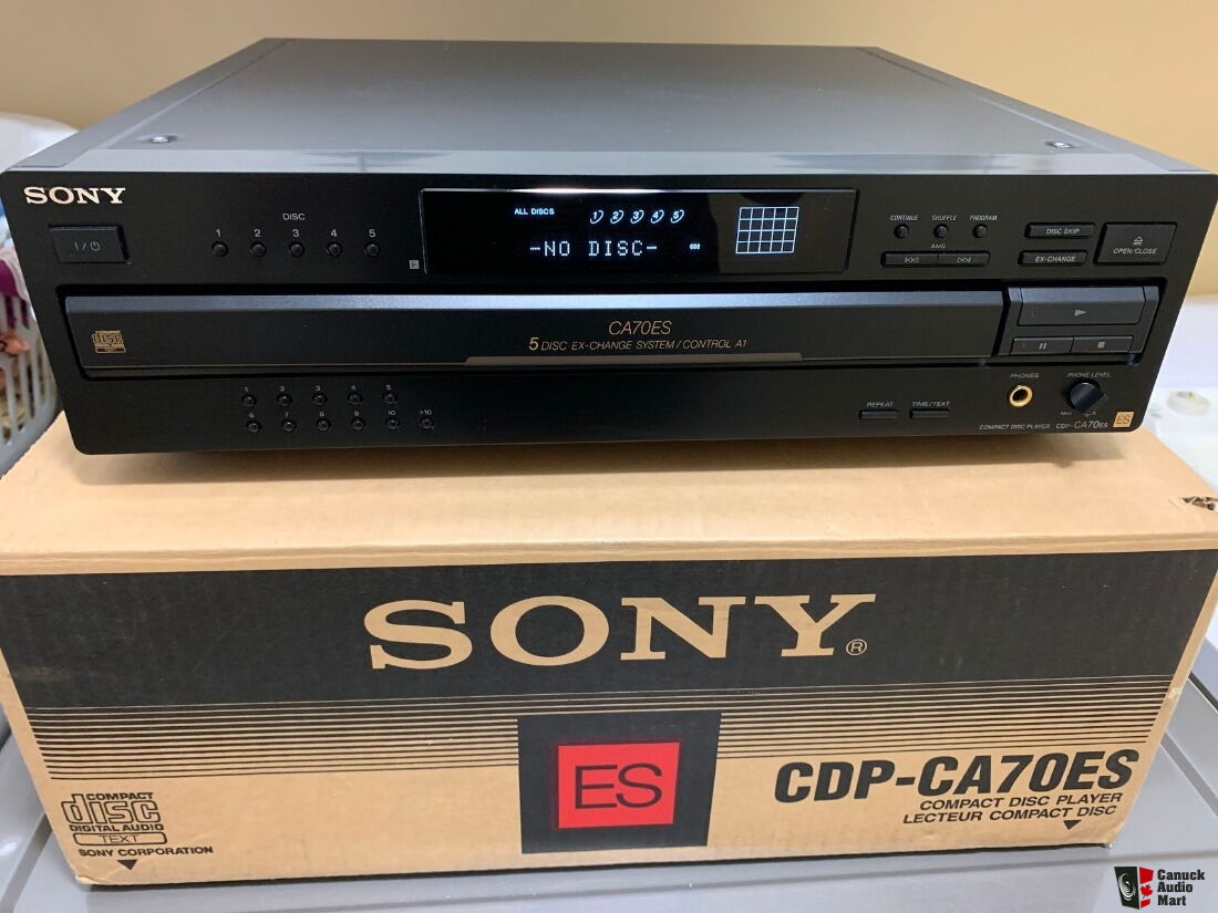 Sony CDPCA70ES 5 Disc Audiophile CD Changer w. Remote Photo 2353941