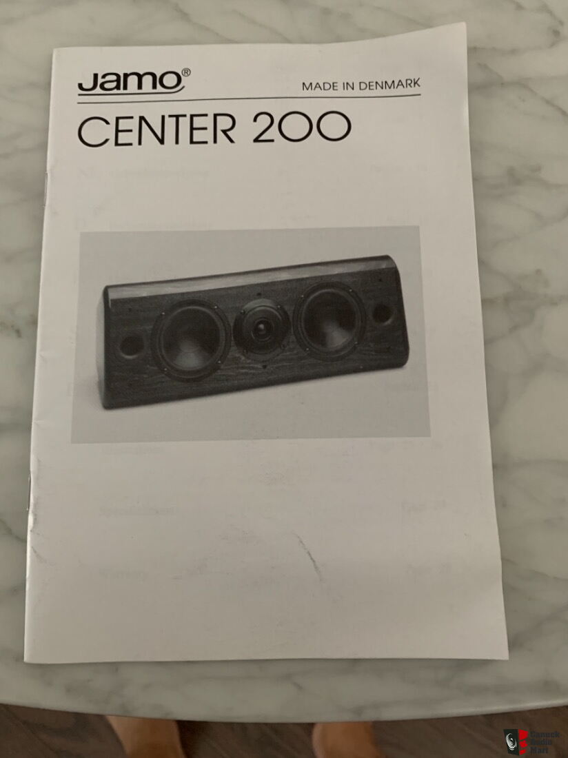 jamo center 200 specifications