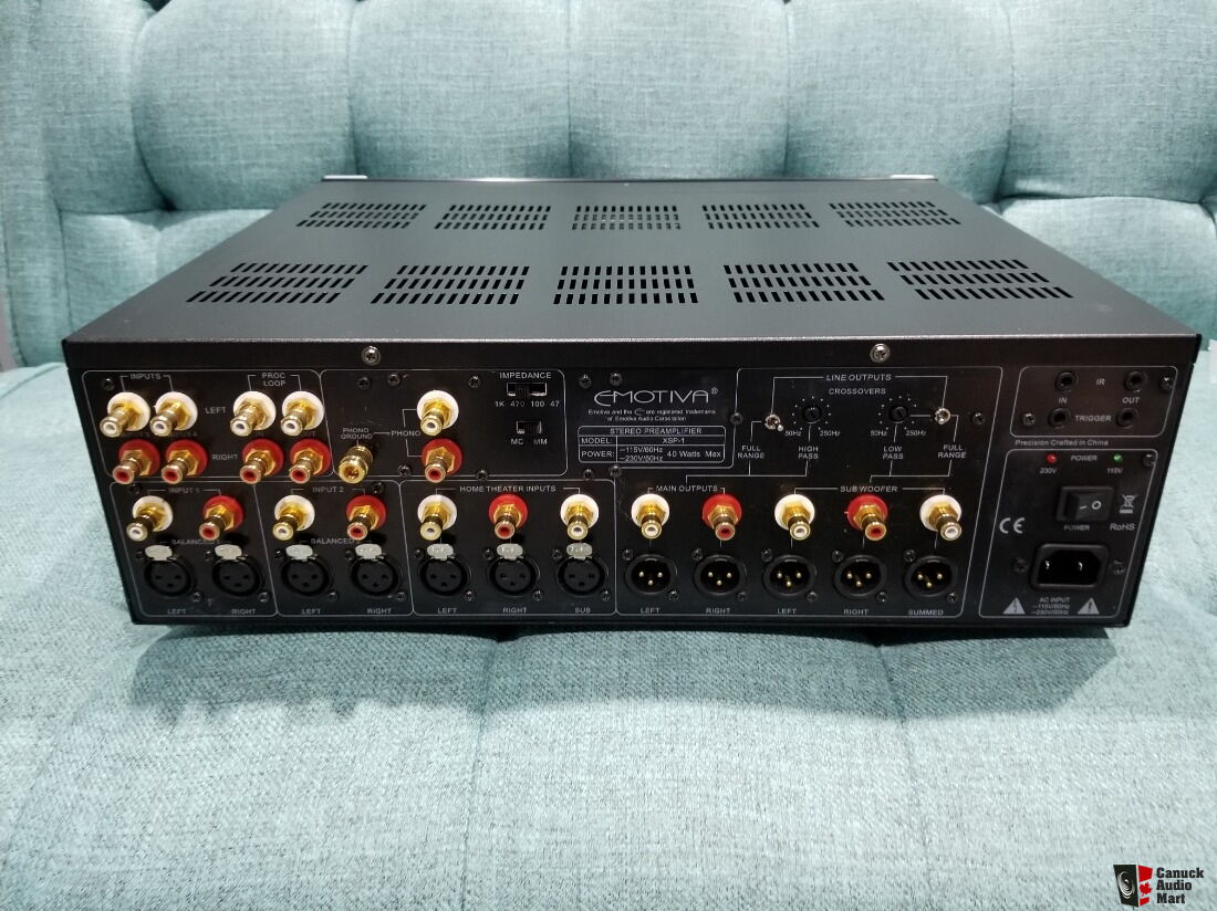 Emotiva XSP1 GEN 1 Preamplifier Photo 2364251 Canuck Audio Mart
