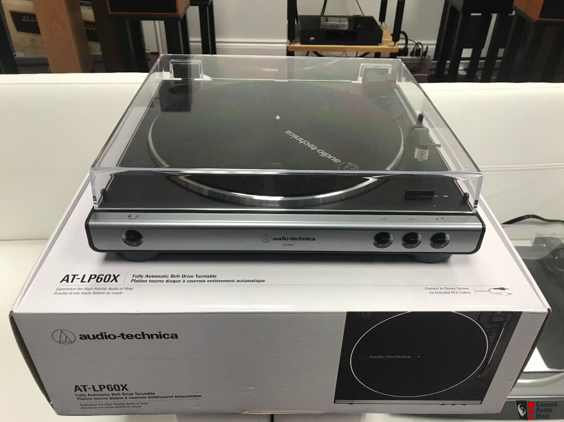 AUDIOTECHNICA ATLP60X Fully Automatic BeltDrive Turntable NEW! As