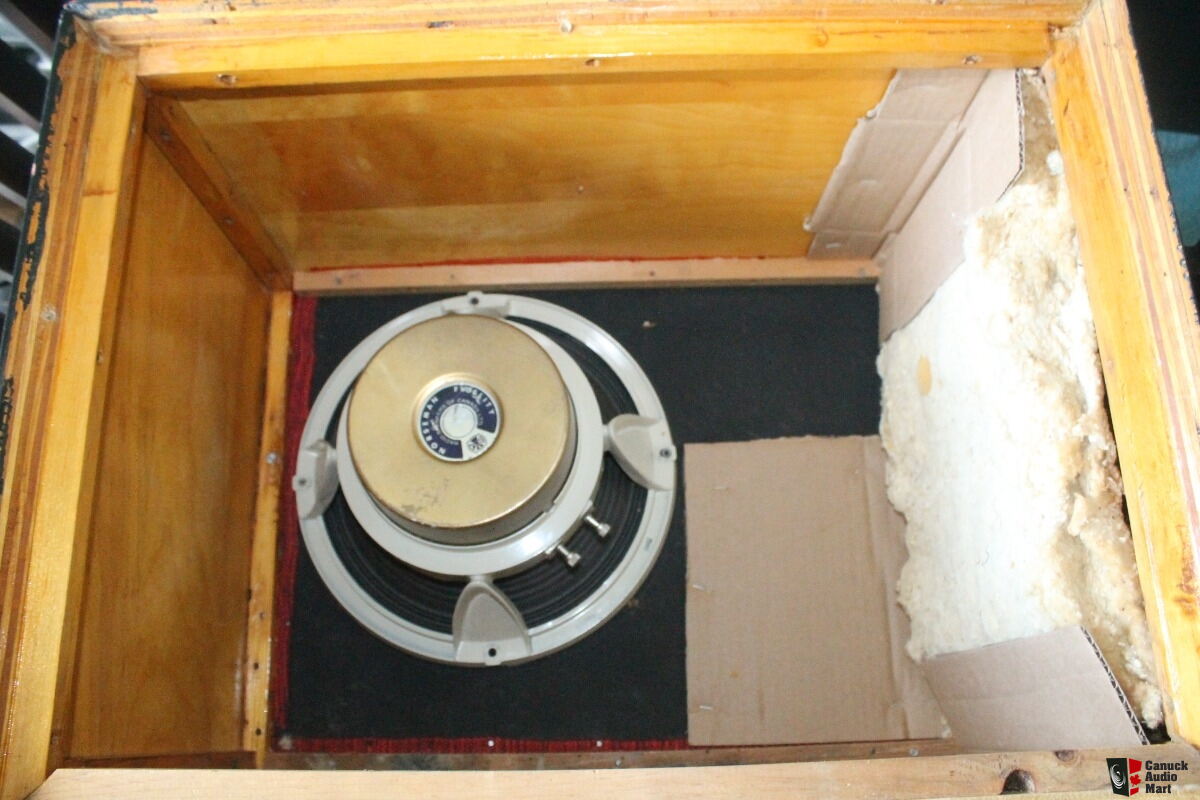 RSC 12 inch speakers with enclosures. Good for tube amplifier Photo