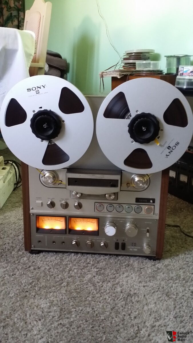 Sony TC-765 reel tape recorder/parts/repairing/as is Photo