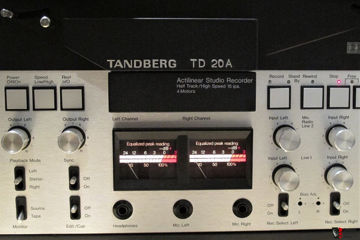 Tandberg Td 20 A Reel To Reel Tape Recorder