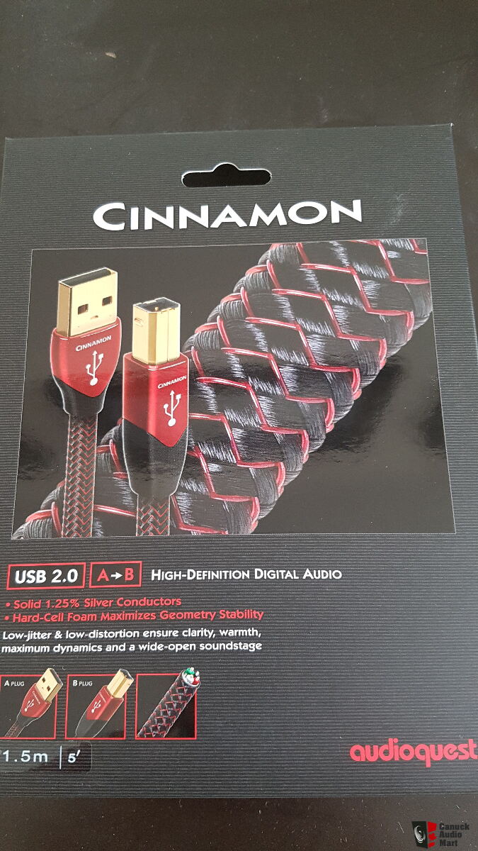 Audioquest cinnamon usb a b обзор