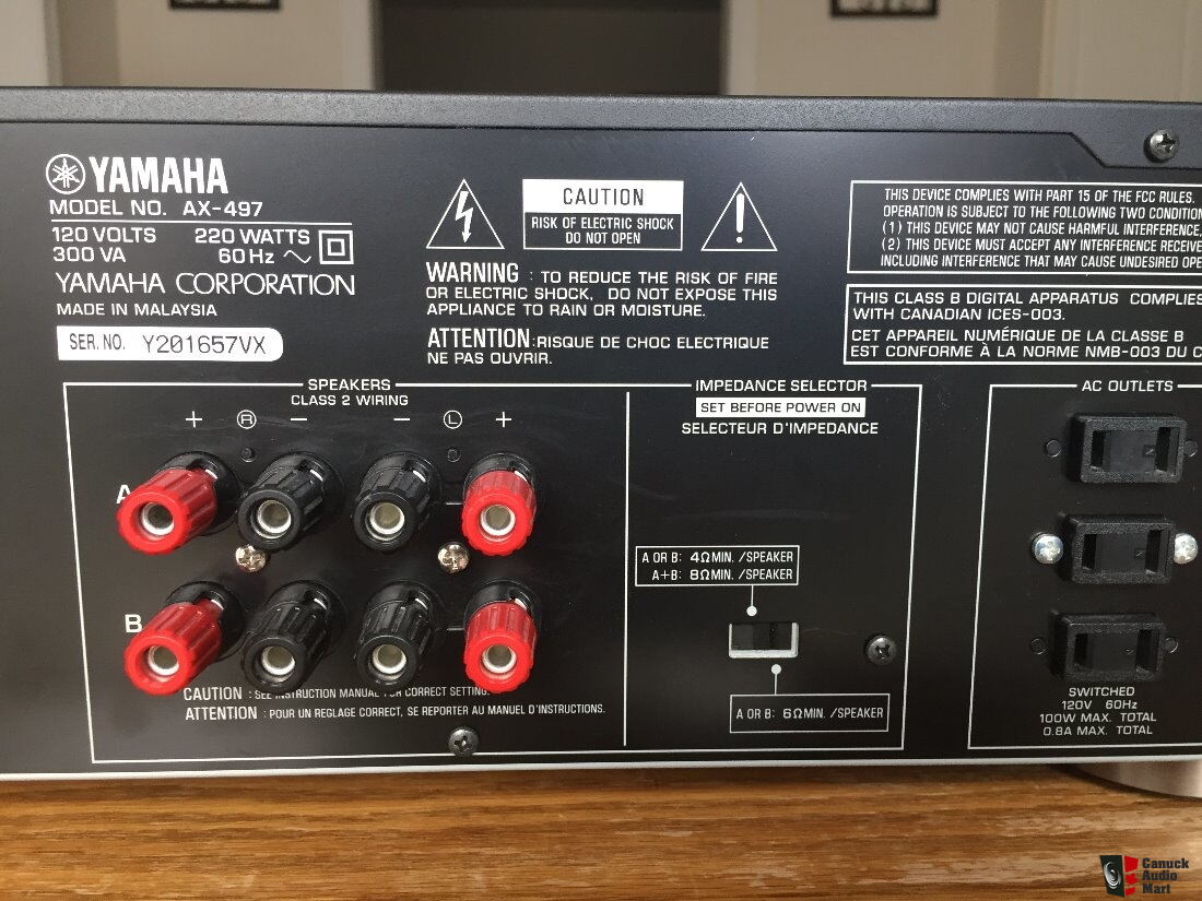 Yamaha AX Integrated Amplifier Photo UK Audio Mart