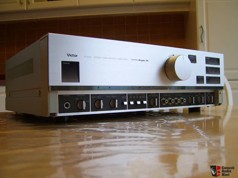 Vintage JVC Victor A-X55 integrated amplifier with sweet, sweet