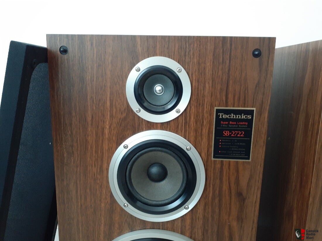 Vintage Technics 3 Way Floor Standing Loudspeakers Sb 2722 Year 1987 Photo Canuck Audio Mart