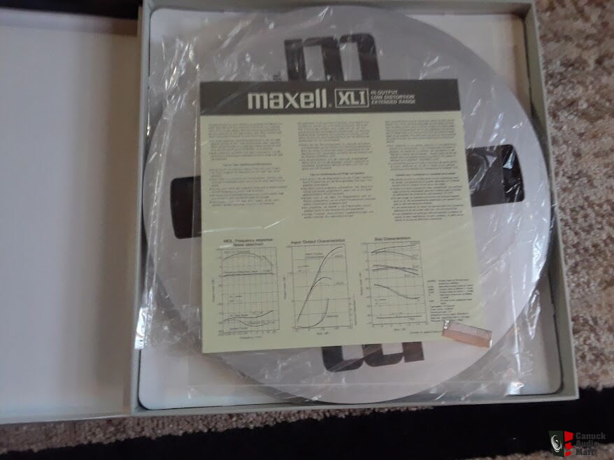 10.5 in TDK GX Reel to Reel Tape, 10.5 in. Maxell Tape, Pioneer PR