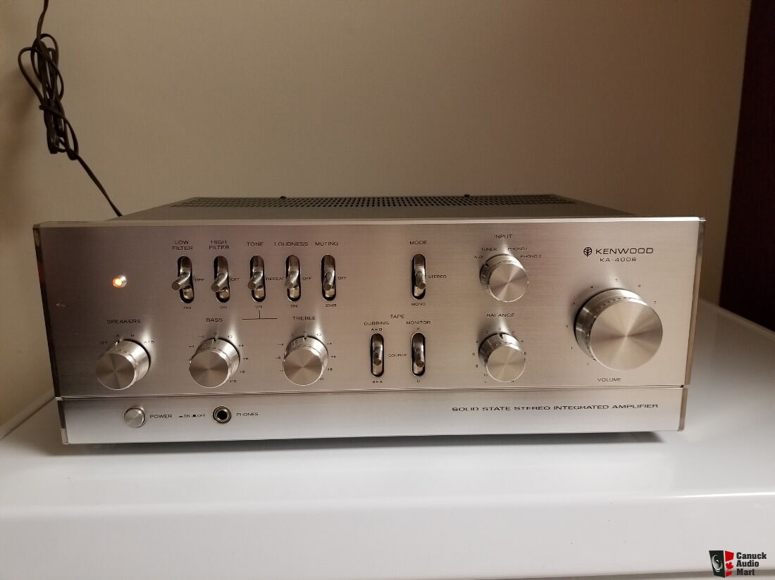 Vintage Kenwood KA-4006 Integrated Amplifier, for Sale in Las Vegas, NV -  OfferUp