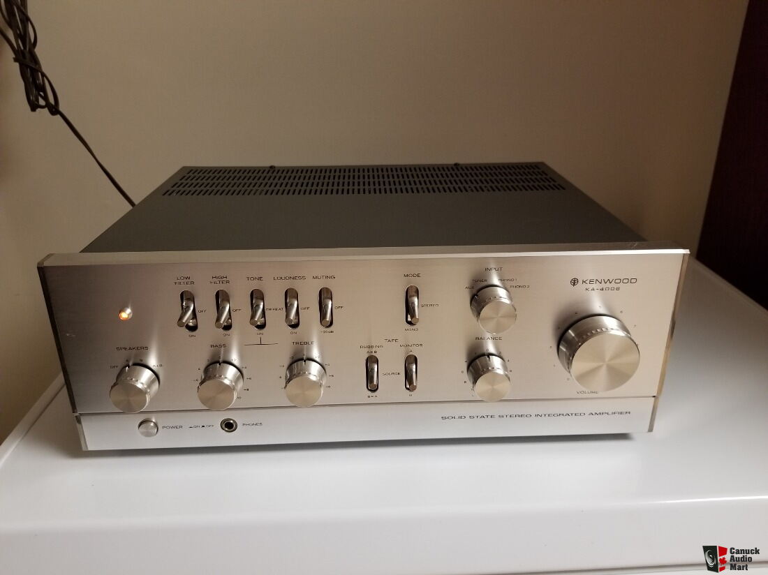 Vintage Kenwood KA-4006 Integrated Amplifier, for Sale in Las Vegas, NV -  OfferUp