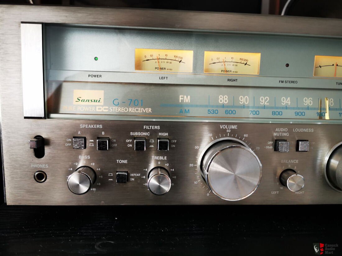 Sansui サンスイ G-701 Vintage Stereo Receiver 輸出モデル レア