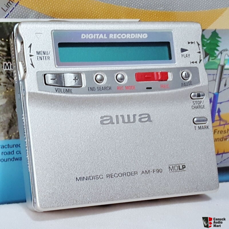 AIWA AM-F90 MiniDisc Recorder Walkman ~ MINT & VERY RARE ~ Sony