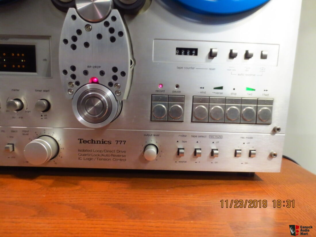 Technics RS 777 reel to reel machine in perfect working and looking  condition Photo #2483628 - Canuck Audio Mart