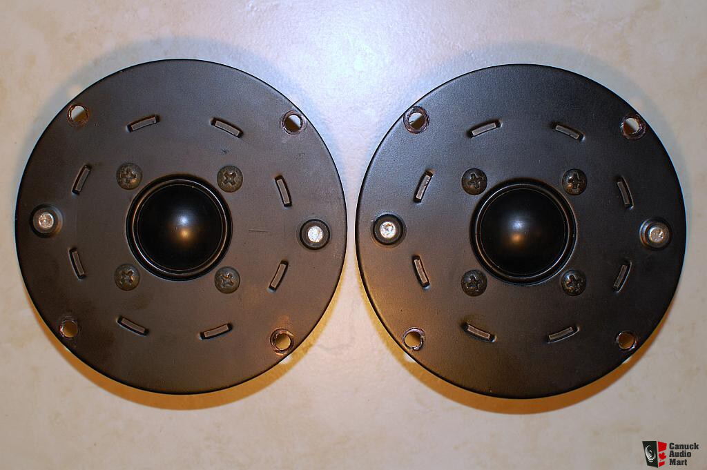 A Pair Of Seas H253 Tweeters Used In Mission Speakers Photo 248692 