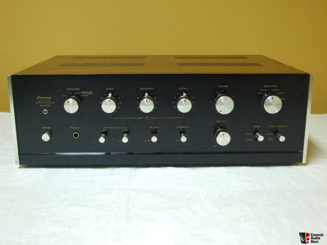 Sansui AU-666 Stereo Integrated Amplifier REDUCED FOR THE LONG WEEKEND For  Sale - Canuck Audio Mart
