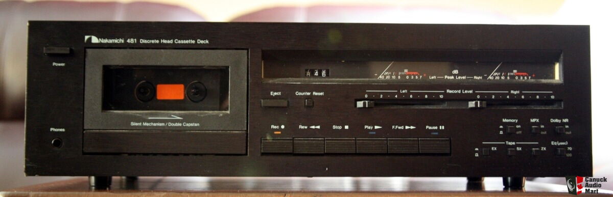 Nakamichi 481 Discrete Head Cassette Deck Photo #2489303 - US