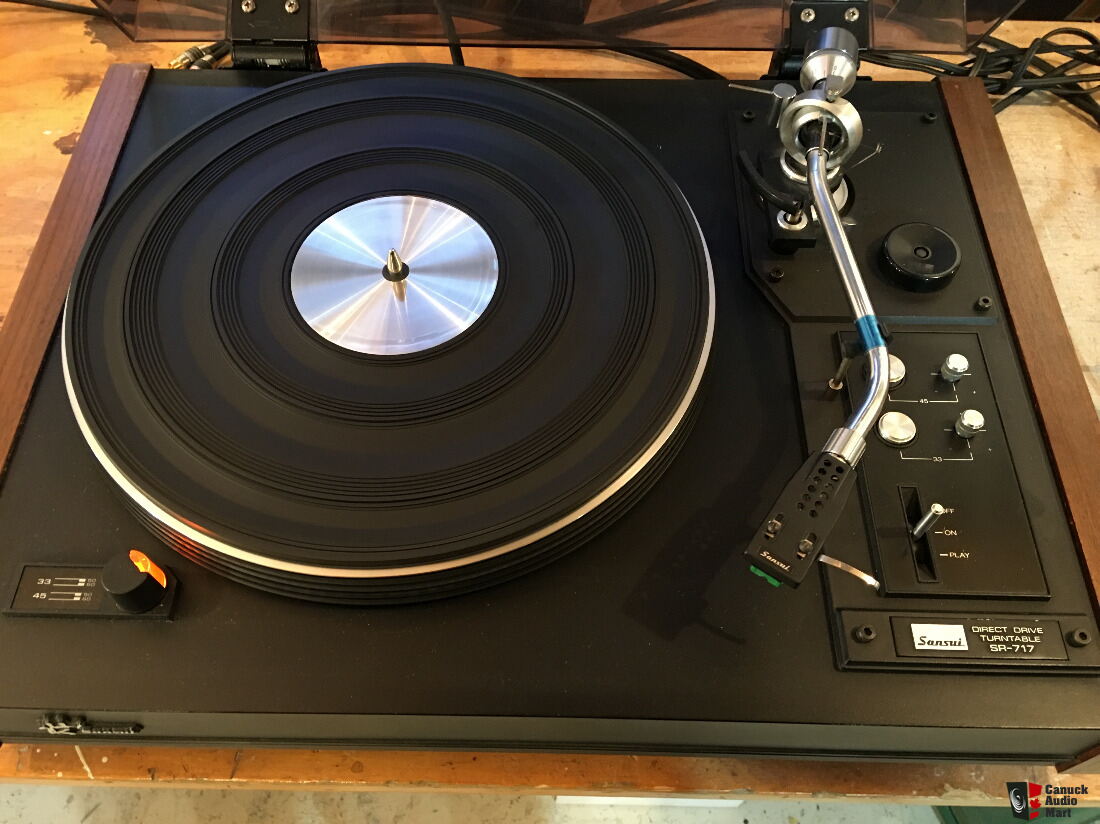 Turntable Sansui Sr 717 Photo 2492237 Canuck Audio Mart 