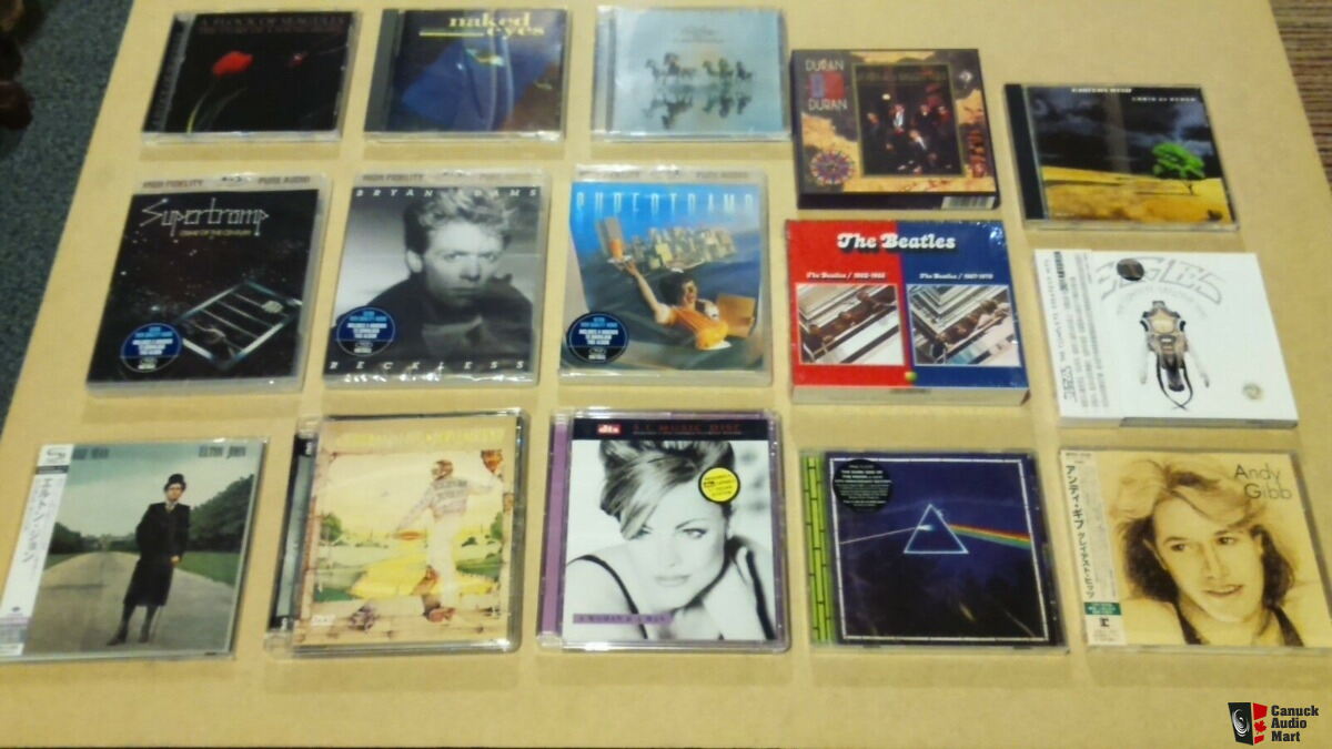 Lot of pop rock CD SACD DVD-Audio Blu-Spec dts gold many rare