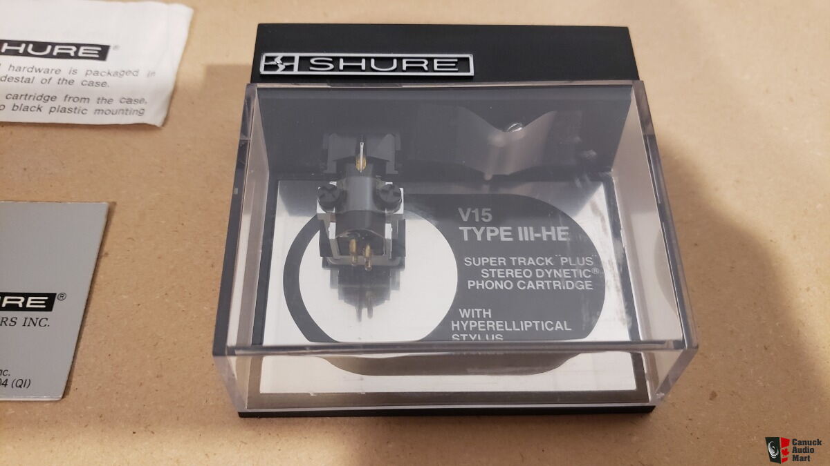 使用中の品で完動品です(値下げしました）SHURE V-15 TypeⅢ（黄