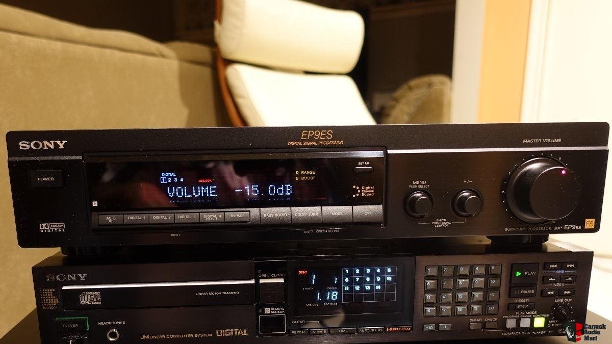 SONY SDP-EP9ES Digital Preamplifier -Signal Processor Top of the