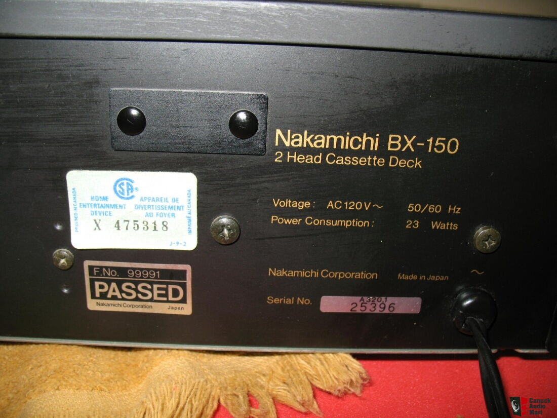 Nakamichi BX150 Cassette Deck (restored) Photo 2508860 UK Audio Mart