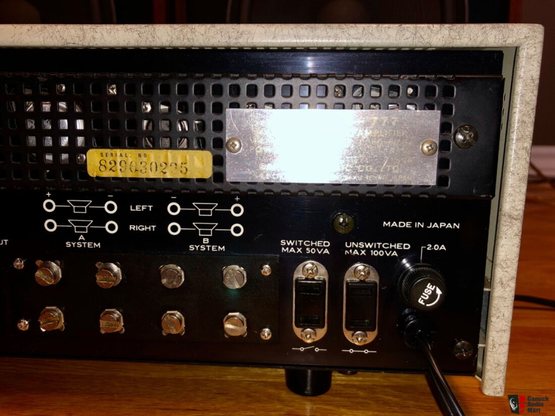 AMPLIFICATEUR INTÉGRÉ JUNK SANSUI AU-7500 noir pour pièces EUR 446,68