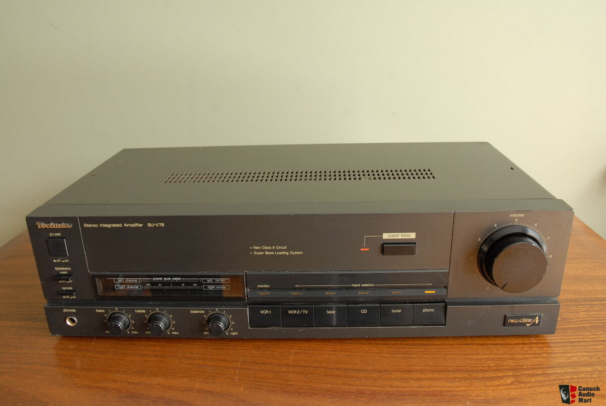 Technics Su V78 Stereo Integrated Amplifier Tested And Cleaned Photo 2552751 Canuck Audio Mart