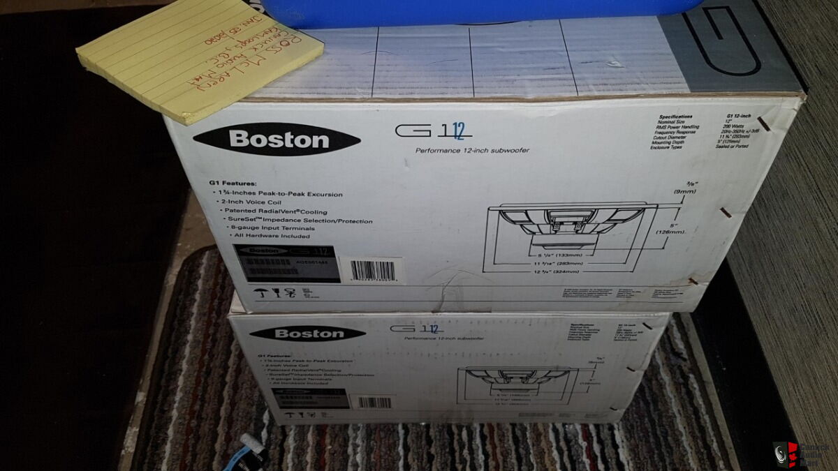 Lots of high quality SQ gear. Boston 